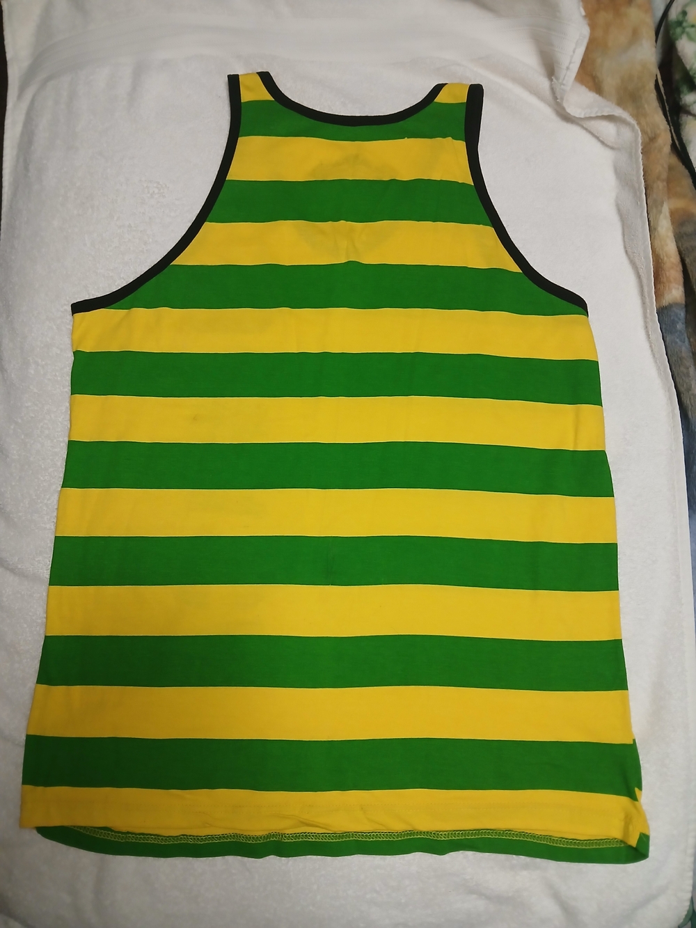 Stripped Rasta Jamaican Tank Top. - Picture 2 of 3